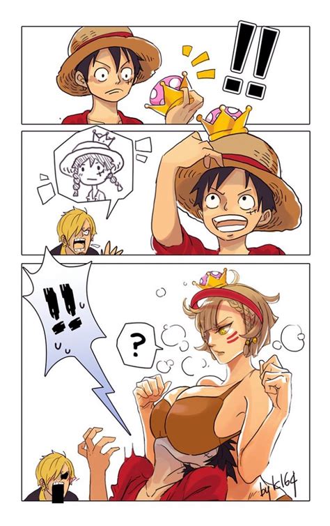 One Piece Também Entra Na Onda Do Meme Da Bowsette Com