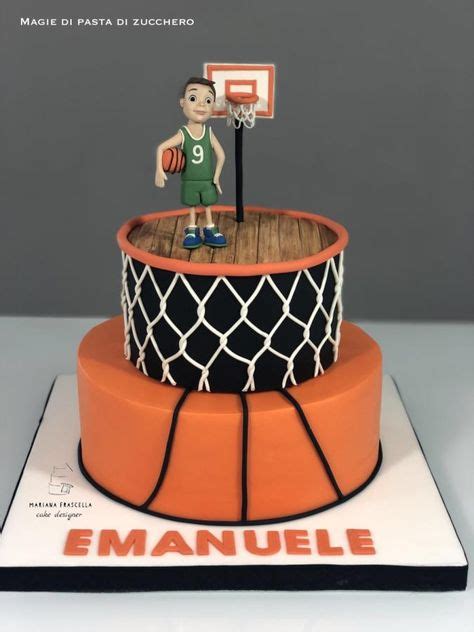 Basketball Cake By Mariana Frascella Con Imágenes Pasteles De