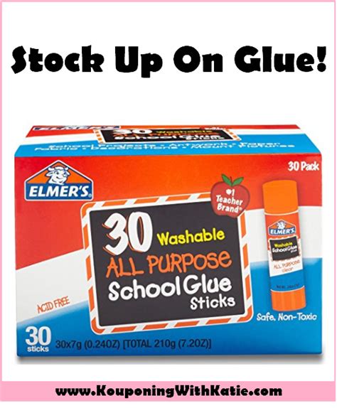 Case Of 30 Elmers Glue Sticks Just 582 Great For Classroom