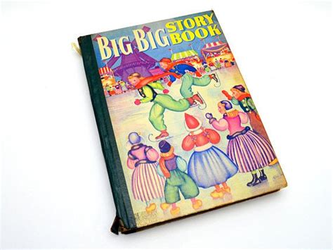 Big Big Story Book Vintage Childrens Book 1941 Edition Etsy