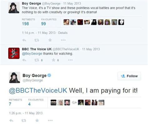 Boy George Previously Branded The Voice As Pointless In A Bitter