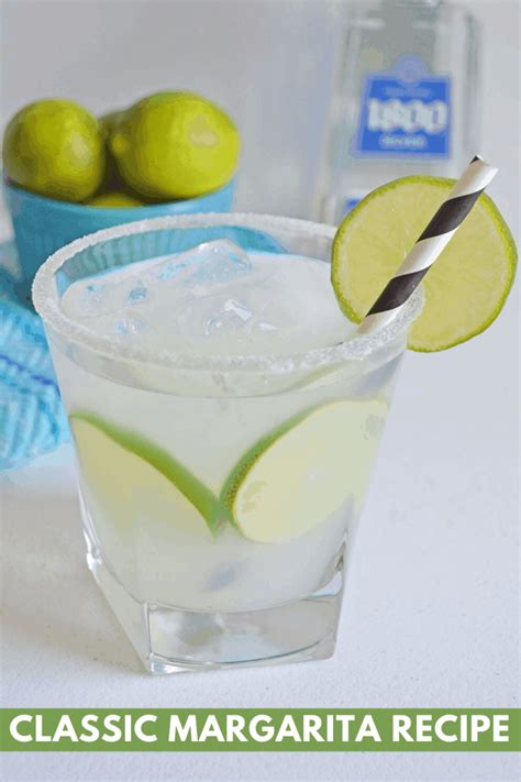 Classic Margarita Recipe Lime And Tequila Cocktail