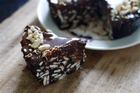 Combine cream, orange zest, and orange juice in a saucepan. No-Bake Chocolate Biscuit Cake Recipe - Kitchen ...