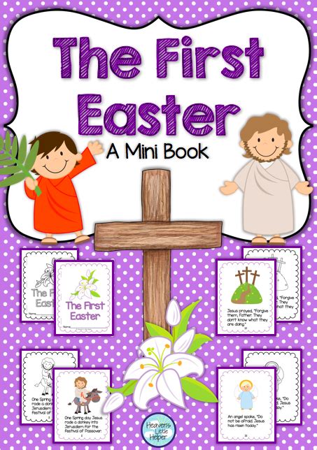 Printable Mini Book About The First Easter Great For Religious