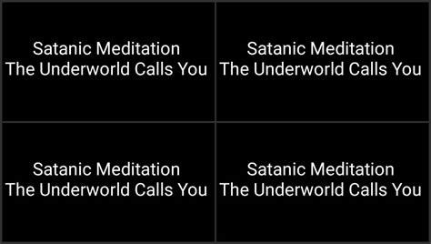 Yasmin Satanic Meditation The Underworld Calls You Relaxgirls