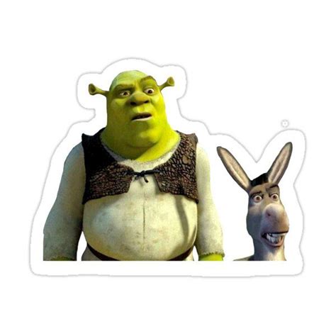 The Shrap And Donkey Sticker
