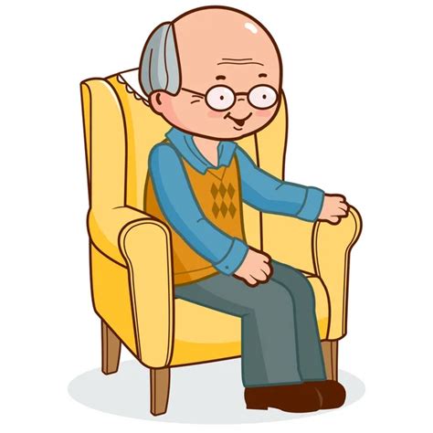 Old Man Sitting Vector Art Stock Images Depositphotos