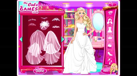 Wedding Barbie Dress Up Games Youtube
