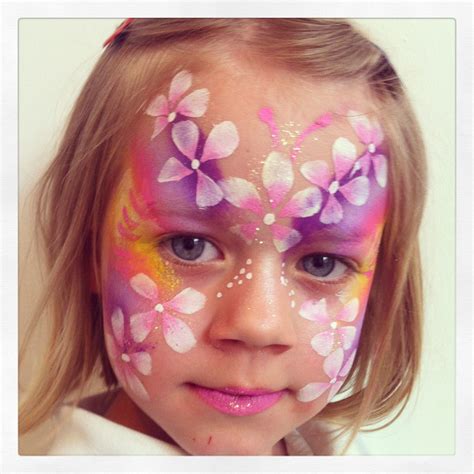 Girly Flower Face Painting Ideas Face Painting Carnival Face Paint
