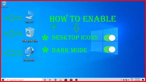 How To Enable Desktop Icons In Windows 10 Kittyhacksyt Tamil