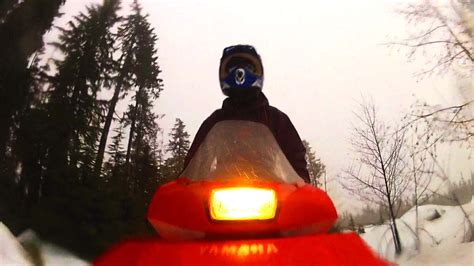 Gopro Hero 2 Snowmobiling On Vancouver Island Youtube