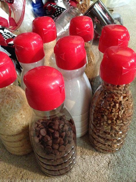 Using Old Coffee Creamer Bottles As Storage Perfect For Food In