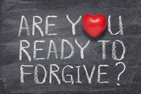 Are You Ready To Forgive Heart Stock Illustration Illustration Of