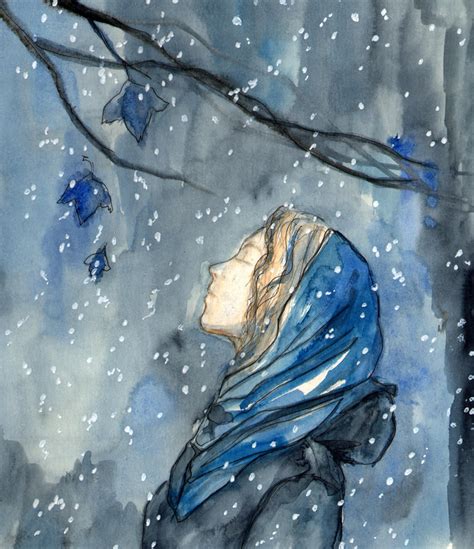 The Snow Girl By Littleseasparrow On Deviantart