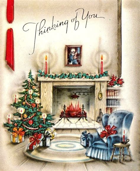 A Collection Of 20 Stunning Vintage Inspired Christmas Cards ~ Vintage