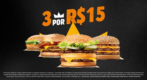 Burger King Vai Vender Lanches Por R Na Black Friday Mirassol Conectada