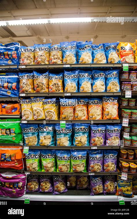 Store Shelf Snacks Hi Res Stock Photography And Images Alamy