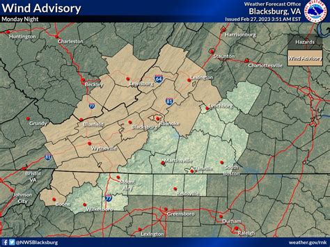Nws Blacksburg On Twitter A Strong Cold Front Will Arrive This