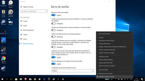 Visão Como Personalizar A Barra De Tarefas Do Windows 10