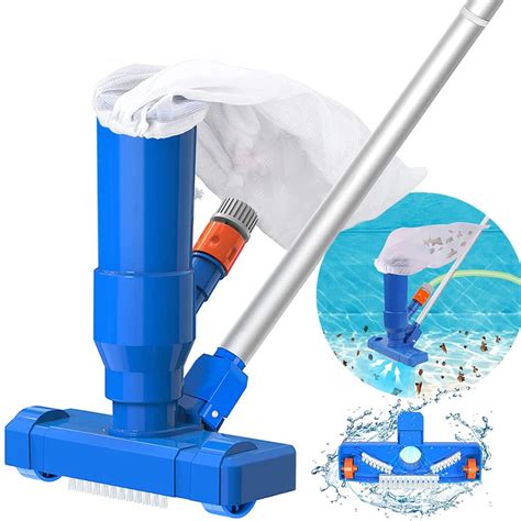 Buy Portable Pool Vacuum Jet Handheld Pool Cleaner With 5 Section Pole