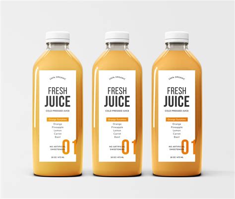 Juice Labels Template Custom Juice Bottle Label Canva Raw Juice Label
