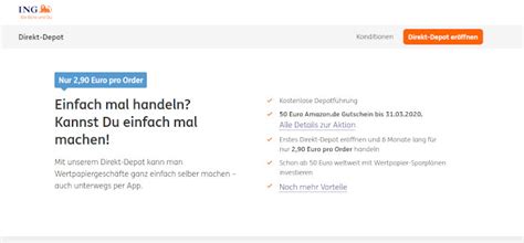 Ing depot kündigen 2021 » so einfach funktioniert die depot kündigung! ING Direkt Depot mit kostenloser Depotführung ...