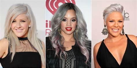 13 Silver Hair Color Ideas — Celebrity Silver Hair Dye Shades