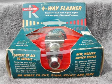Vintage S Nos Roberk Way Flasher Model Picclick