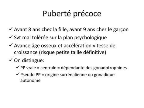 Ppt Puberte Normale Et Pathologique Powerpoint Presentation Id