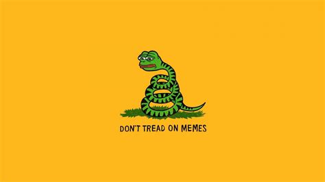 Feel free to share with your friends and. Wallpaper : 1920x1080 px, Gadsden Flag, humor, Pepe meme ...