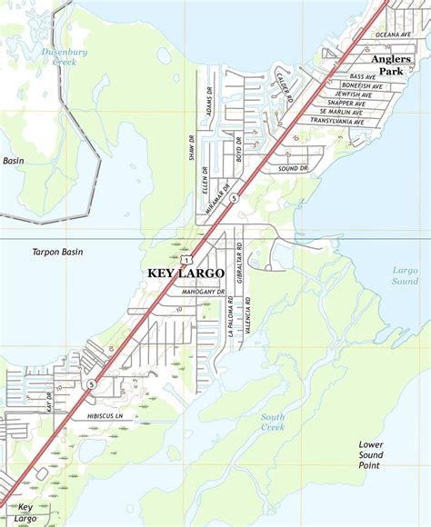 Key Largo Zip Code Map United States Map