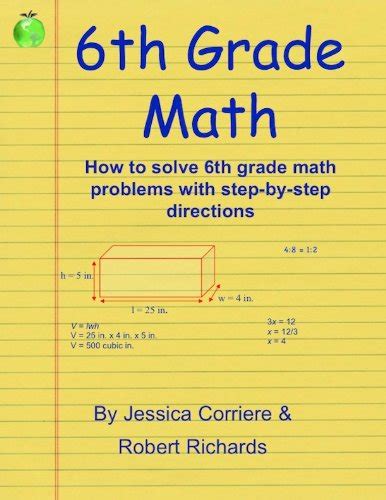 6th Grade Math Study Guide English Edition Ebook Corriere Jessica