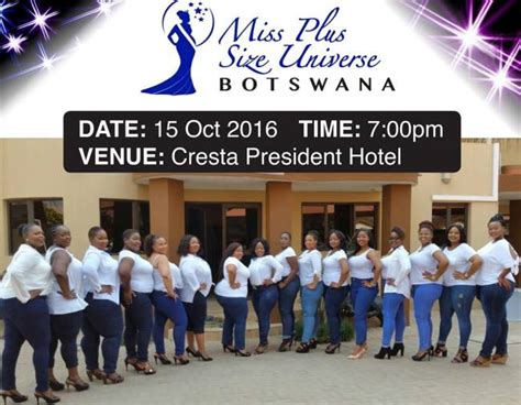 miss plus size universe botswana aims to inspire curvercious women botswana youth magazine