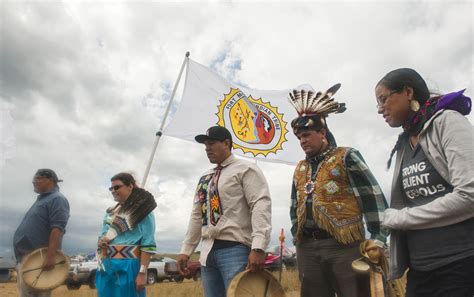 Stand Off In The Great Plains As Native Americans Fight Oil Pipeline