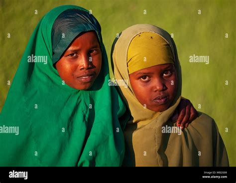 Portrait Of Somali Girls Woqooyi Galbeed Region Hargeisa Somaliland Stock Photo Alamy