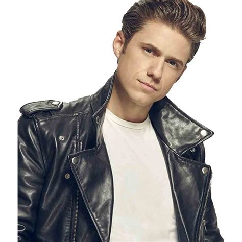 Get Grease Danny Zuko Leather Jacket Aaron Tveit Jacket
