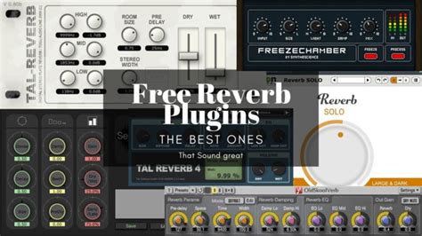 Free Reverb VST AU Plugins The 15 Best Ones The Home Recordings