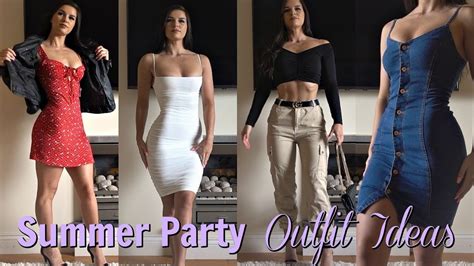 Summer Party Outfit Ideas My Current Favourites Youtube