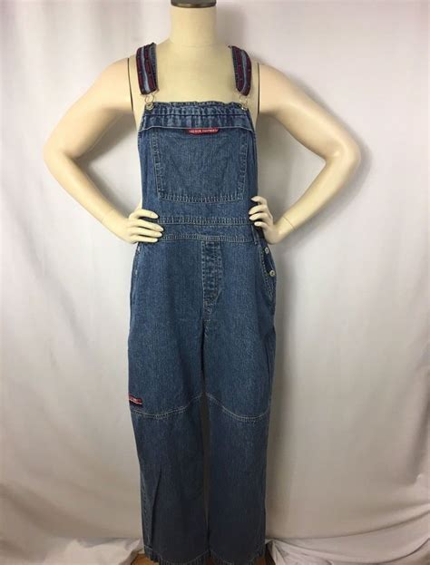 Download the perfect jeans pictures. B.U.M. Equipment Womens Denim Jeans Bib Overalls Size XL ...