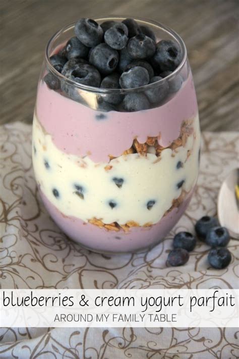 Blueberries And Cream Yogurt Parfait Recipe Yogurt Parfait Recipe