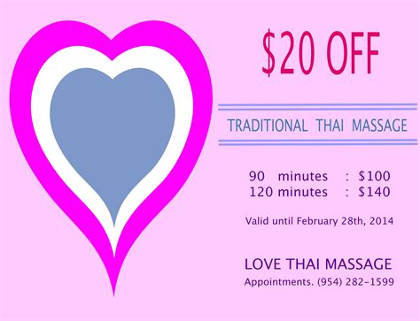 Promotion Of The Month Of Love Traditional Thai Massage By License Thai Massage Therapist In