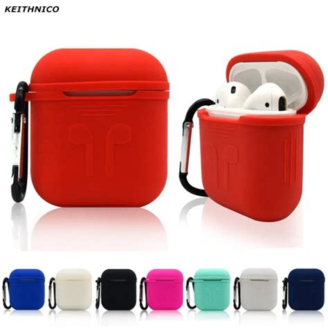 1pc Silicone Earphone Case For Apple Airpods Case Skin Cover Shock