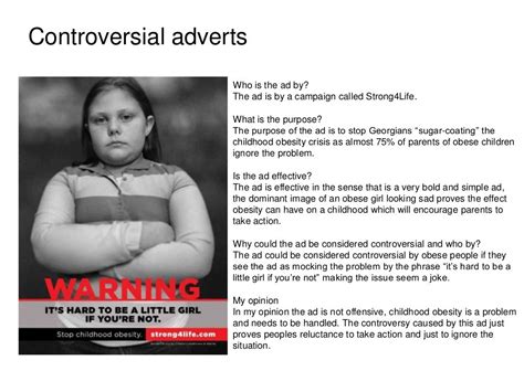 Controversial ads