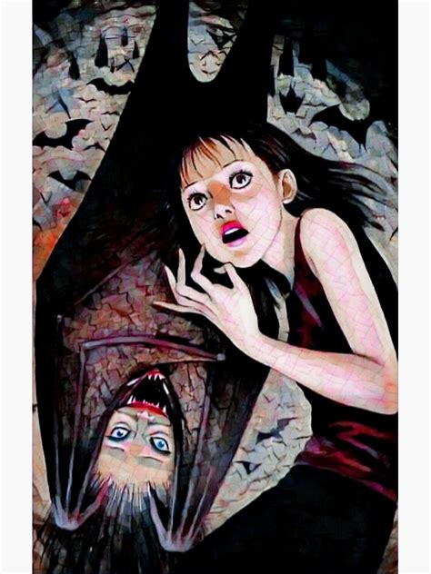 Junji Ito Bats Vampire Poster For Sale By Giornogi0vanna Redbubble