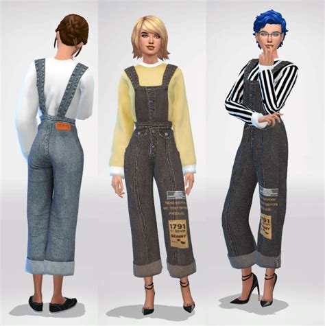 The Best Sims 4 Overalls Cc Mods Snootysims Vrogue