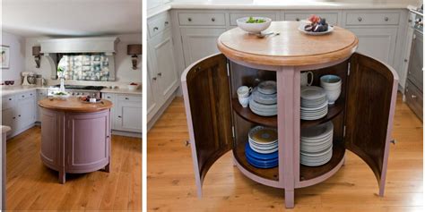 It is mostly used to add extra tables for the. Small, Circular, Movable Kitchen Island/Table