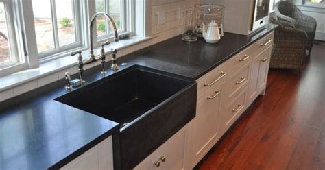 19 Beautiful Black Honed Granite Kitchen Countertops