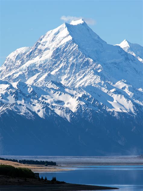 Mount Cook Wallpaper 4k New Zealand Aoraki National Park Mountain