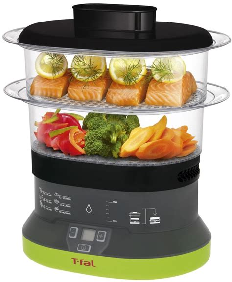 T Fal Balanced Living Tier Food Steamer Compact Electric Quart