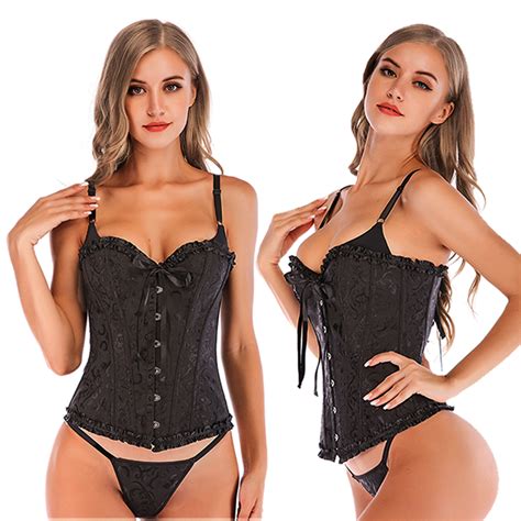 us stock steampunk corset overbust gothic leather bustier top black shaper yj ebay